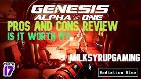 Genesis Alpha One 2020 review MilkSyrupGaming