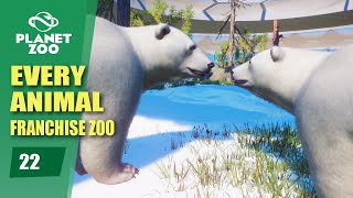 Most difficult habitat - POLAR DOME! Every Animal Franchise Zoo | Planet Zoo