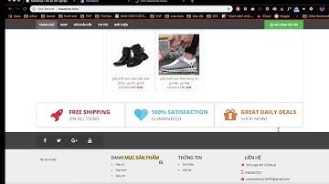 [Đồ án tốt nghiệp - Website bán hàng ] - Chỉnh sửa footer ( Chân trang website )