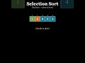 Selection Sort Explained in 60 Seconds! 🔢
