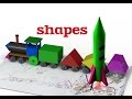 Learn Shapes with 3D Train and Spaceship