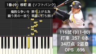 【プロ野球応援歌1-9】 ソフトバンクの2023年作の新応援歌で1-9 福岡ソフトバンクホークス