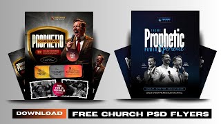 FREE PSD Church Flyer Files - Fully Editable WORD The Builder