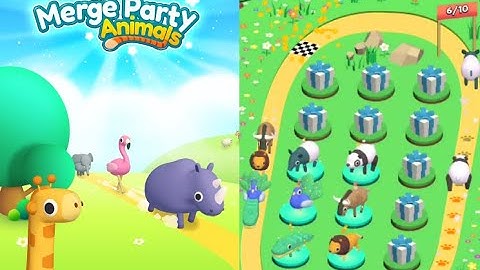 Merge Party Animals !! level 30 part 3 Gameplay Party with your favorite animals