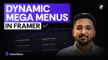 Full Tutorial | Dynamic Mega Menu in @Framer