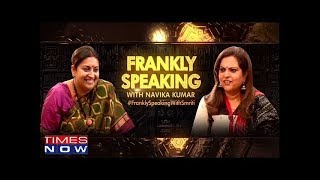 Frankly speaking with Smriti Irani | Exclusive | Full Interview