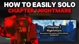 how to easily beat chapter 1 nightmare in skibi defense by SimplyAfi 12,635 views 2 months ago 5 minutes, 4 seconds