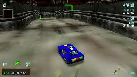 Re-Volt Custom Track POD: Parking by mrroblinx, 16 Cars 4 Laps & Pickups!