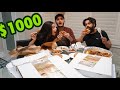 CRAZY $1000 FOOD CHALLENGE!!!