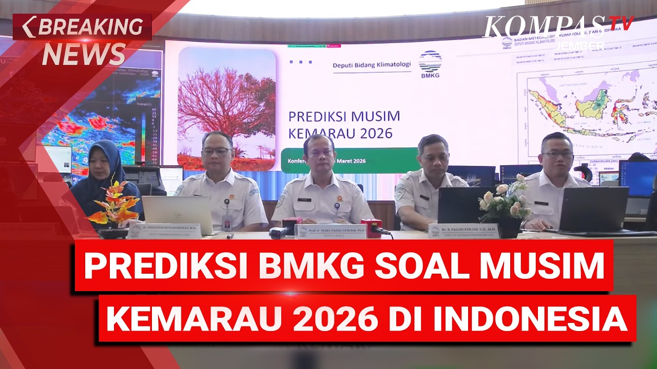 LIVE - Konferensi Pers BMKG Prediksi Musim Kemarau 2026 Di Indonesia