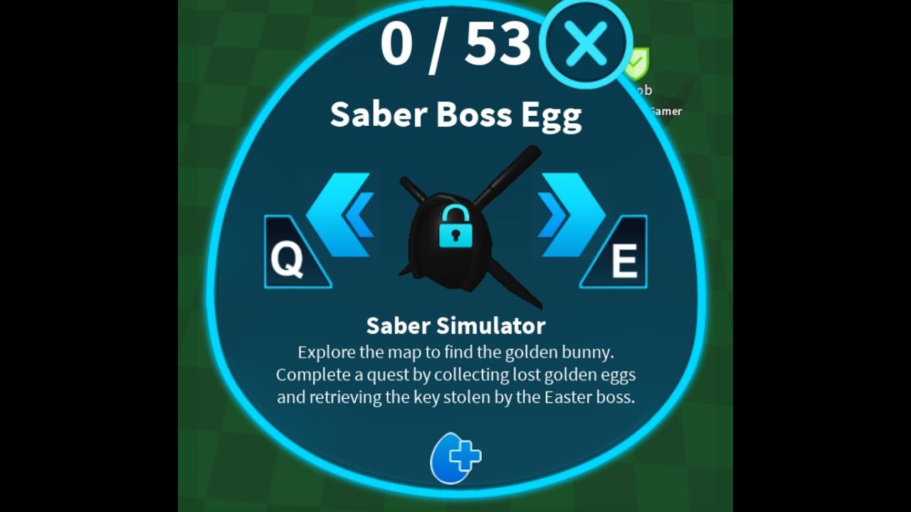 How to get the Saber Boss Egg in [ROBLOX EGG HUNT 2020] - No commentary