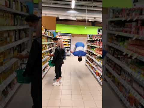 People funny react to flips in the shop😂