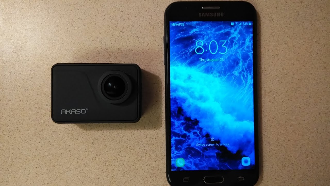 AKASO V50 Pro: Connect Camera to Phone 