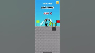 draw bridge puzzle game level 1102 #gaming #drawing #Shorts