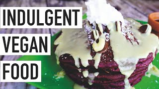 Eating Decadent Vegan Food @ Pomegranate Cafe In Phoenix, Arizona | VLOG