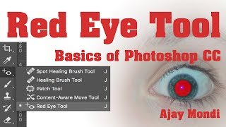 Red eye tool in Photoshop CC | Hindi | Mr. Ajay Mondi | Ep. 17