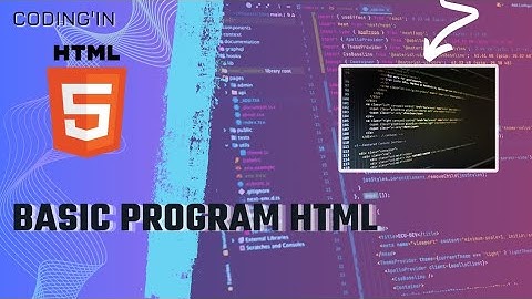 Program Dasar HTML di Android#programming #Coding