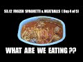 $3.47 FROZEN SPAGHETTI & MEATBALLS ( Day 4 of 5) - WHAT ARE WE EATING??