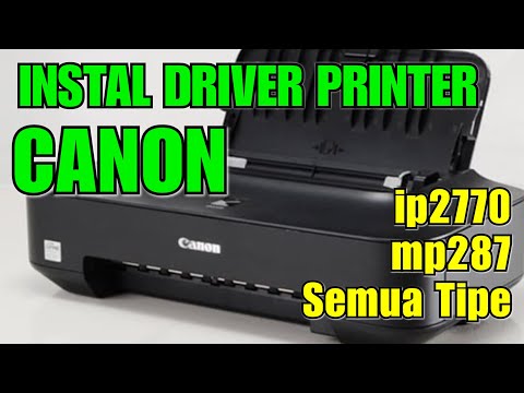 carainstallprintertanpacddriver #caramudahinstalprinter Easy way to install a canon ip2770 printer w. 