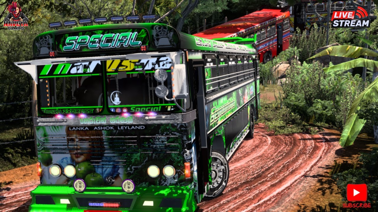 මදුනාගලට යන පාර මෙච්චර අමාරුද|ETS2 #busmod
