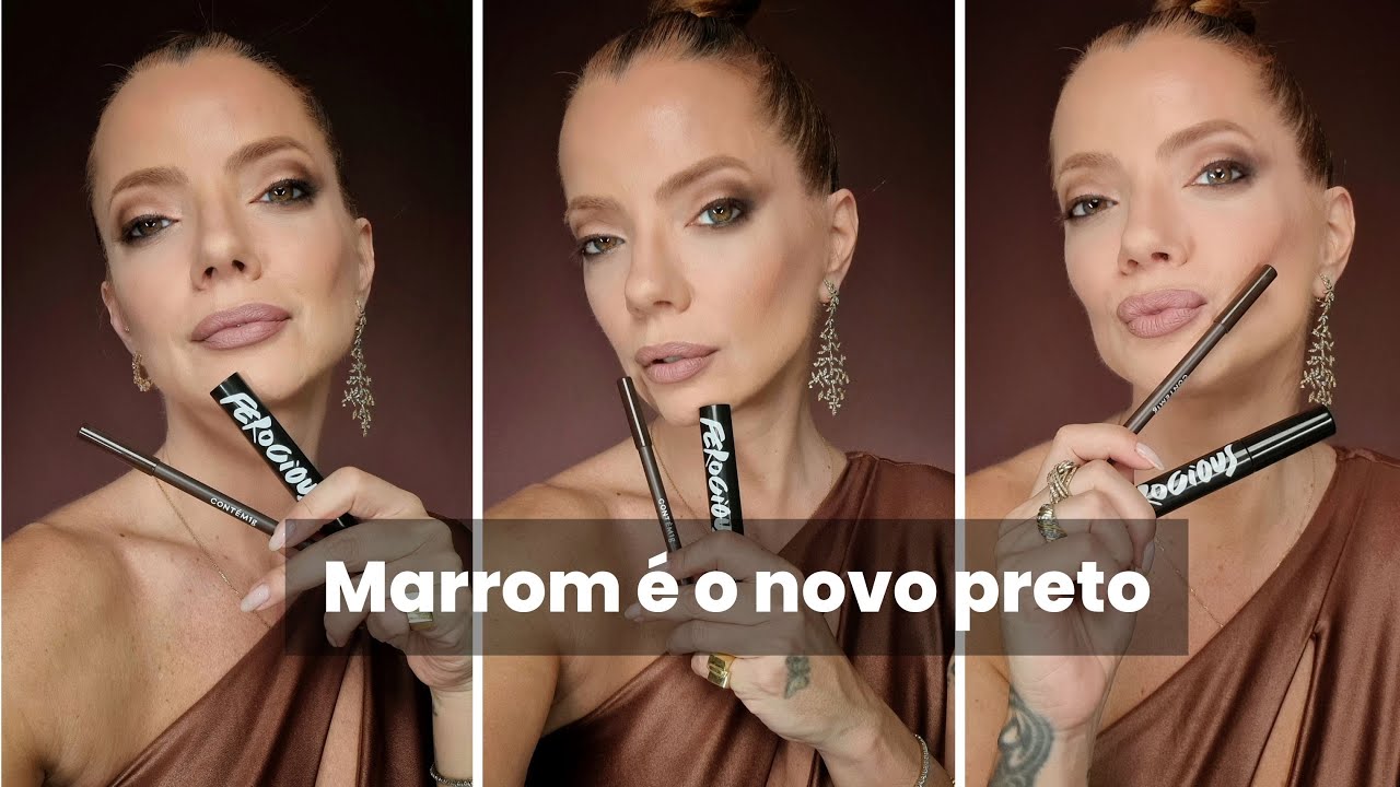 Tem NOVA Ferocious & Lápis Supermarrom | Julia Petit