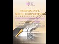 Boston Int'l Music Competition