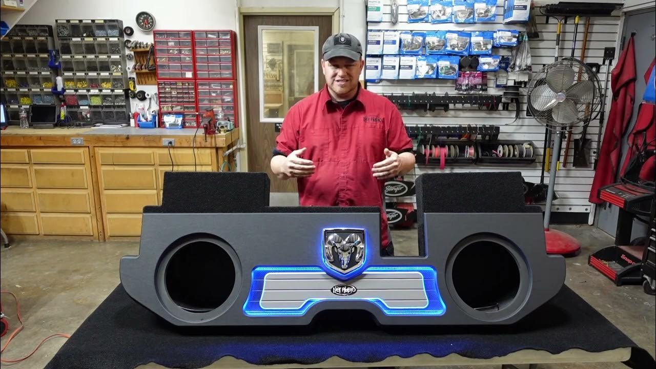NET Audio Dodge Ram Subwoofer Enclosures Custom Fiberglass Ram Sub