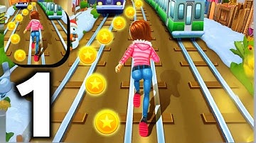Subway Princess Runner - Gameplay Walkthrough Tutorial Part 1 All Levels Mobile Game (Android, iOS)