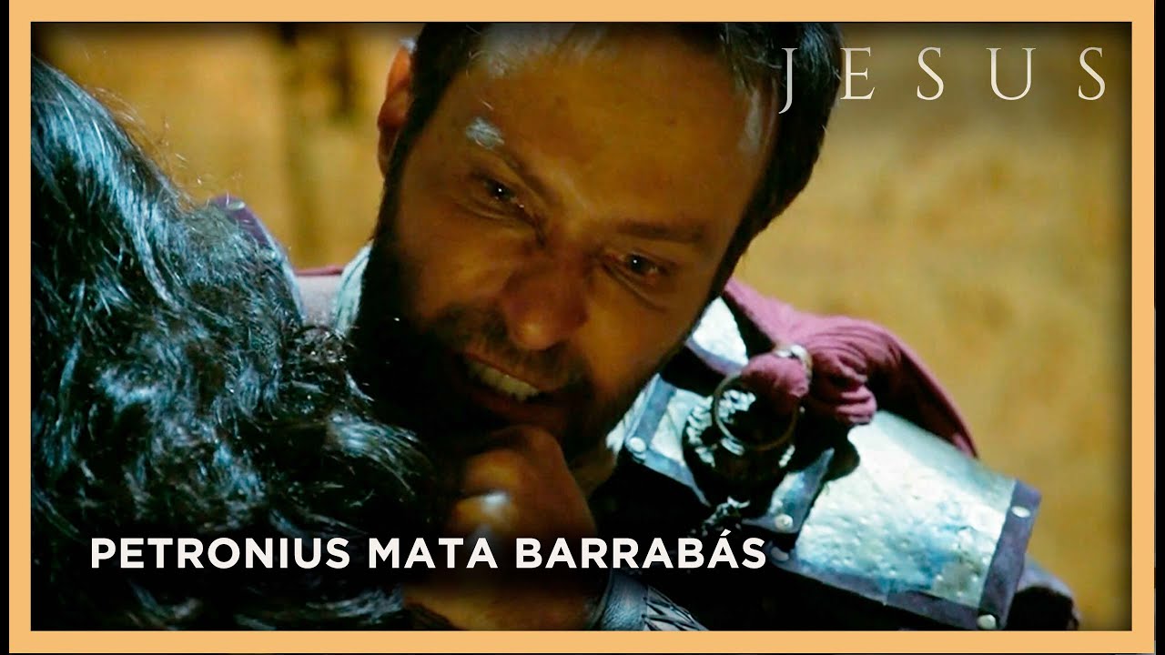 Petronius se irrita com Barrabás e o mata | NOVELA JESUS