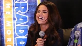 Http://www.kiddnation.com selena gomez chats with the cast of kidd
kraddick in morning backstage at iheartradio jingle ball 2013 tour.
she talks abou...