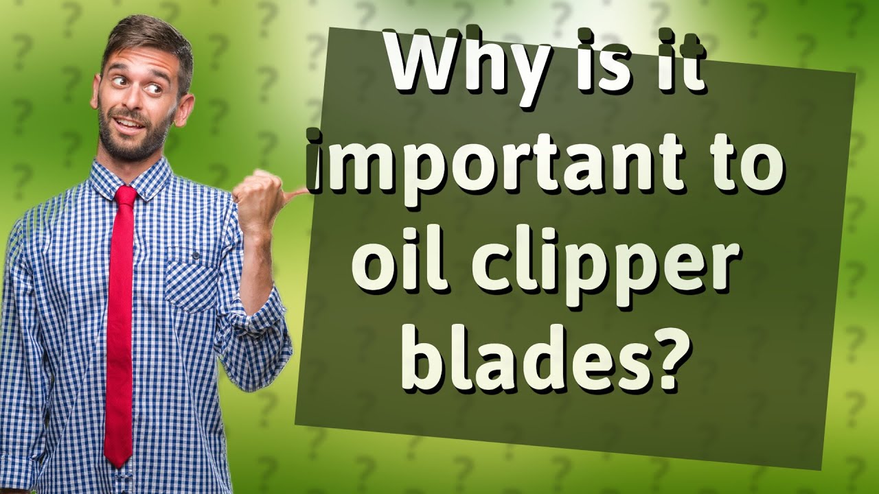 Why is it important to oil clipper blades? YouTube