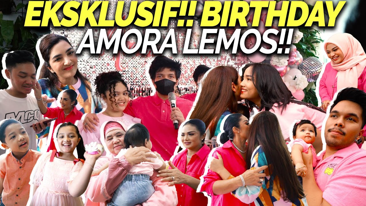 KUMPUL THE HERMANSYAH, THE ATTA, THORIQ, FUJI DI BIRTHDAY AMORA LEMOS!!
