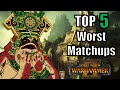 Top 5 Worst Matchups in Total War Warhammer 2 (2020)