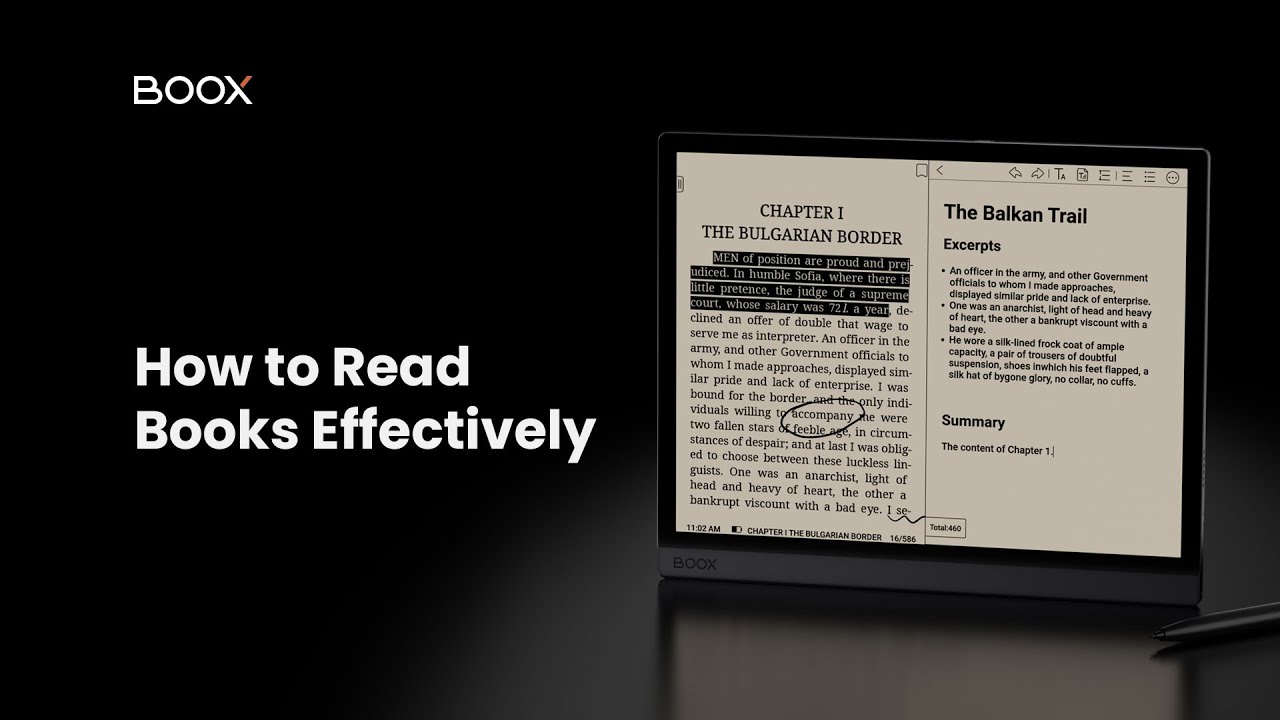 How to Read Books Effectively and Learn From Them - 6 Tips on BOOX