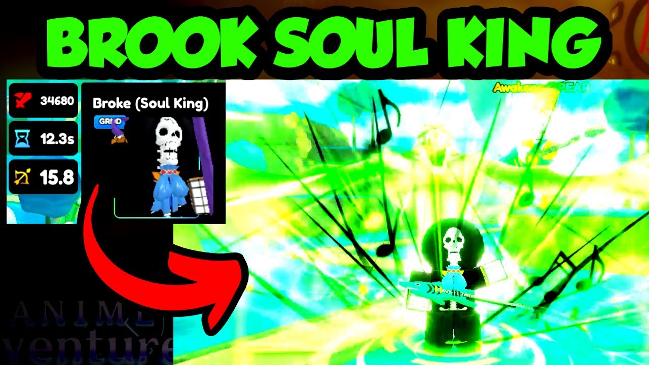 Brook (Soul King) SOLD - Anime Adventure, Video Gaming, Gaming Accessories,  In-Game Products on Carousell