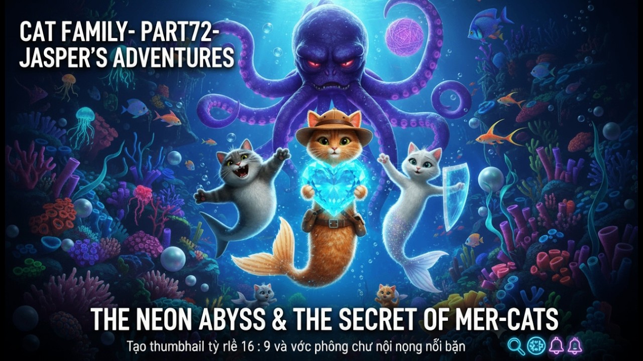 cat-family-Part72-JASPER'S ADVENTURES - THE NEON ABYSS & THE SECRET OF ...
