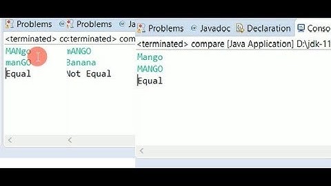 Compare two String in JAVA | Using equalsIgnoreCase() method | Subscribe