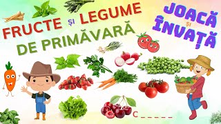 JOC - Fructe și legume de primavara - Invata prin joaca
