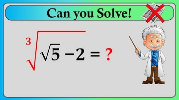 Nice Square Root Math Simplification Problem | No calculator