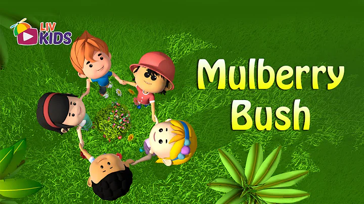 Here We Go Round The Mulberry Bush with Lyrics | L...