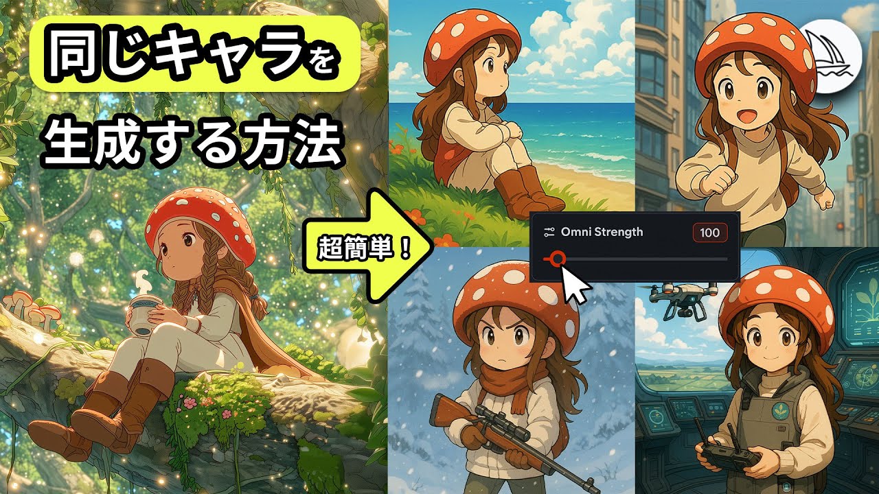 【初心者OK】Midjourneyのオムニリファレンスで自由自在にキャラクターやオブジェクトを再利用する方法 | 一貫性のある画像生成は簡単