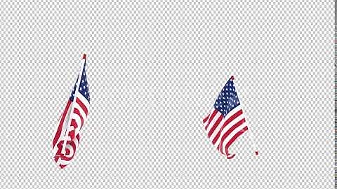 Flag Transition - USA | Motion Graphics - Envato elements