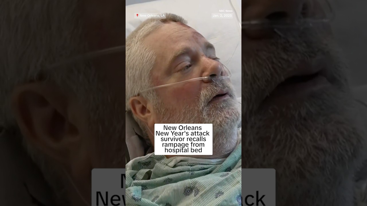 New Orleans New Year’s attack survivor recalls rampage from hospital bed
