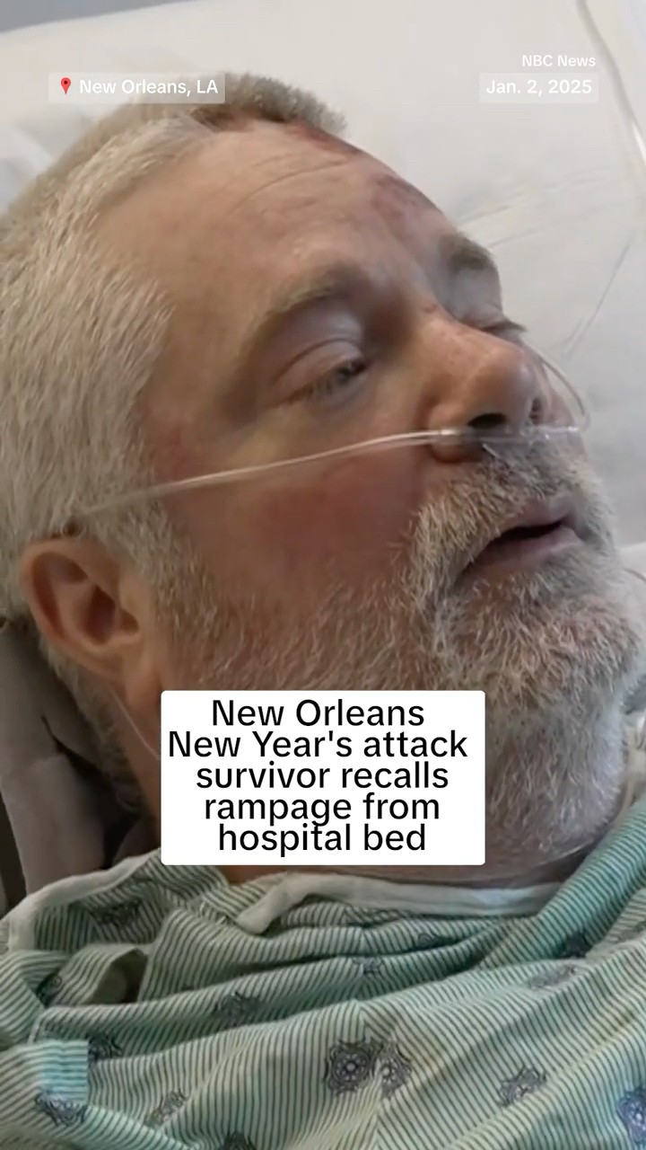 New Orleans New Year's attack survivor recalls rampage from hospital bed