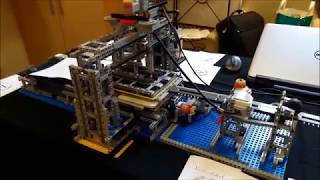 LEGO Mindstorms Gutenberg printing press