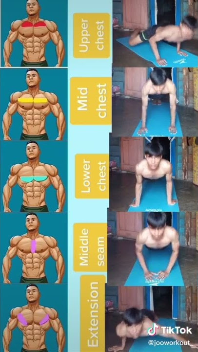 cara membesarkan otot dada yg benar 💪