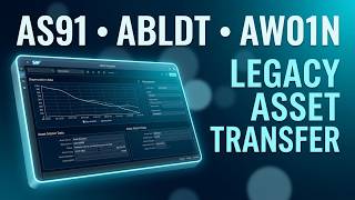 Create Master Data for Legacy Asset Post Transfer Values Asset Explorer -  AS91 ABLDT and AW01N Update