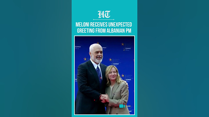 ‘I Like My Men...’, Albanian PM's Bold Gesture to Italian PM Meloni Goes Viral | Watch #shorts