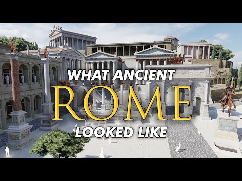 Video: Clay-covered Roman Forum - Alternative View