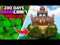 I Survived 200 Days in DAWNCRAFT in Hardcore Minecraft!